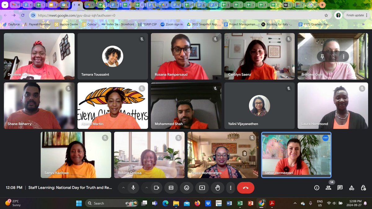 Sept 30th is National Day for Truth &amp; Reconciliation. This month, our staff reflected on Indigenous history and our role in reconciliation. We read, listened, and reflected and are committed to continuing to integrate  Indigenous knowledge into our work. #TruthAndReconciliation