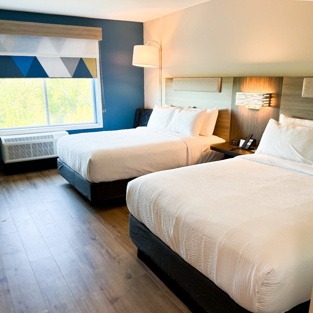 3HGroup's tweet image. Check out these modern, sleek rooms at the brand new @Candlewood &amp;amp; @HIExpress in Chattanooga!
