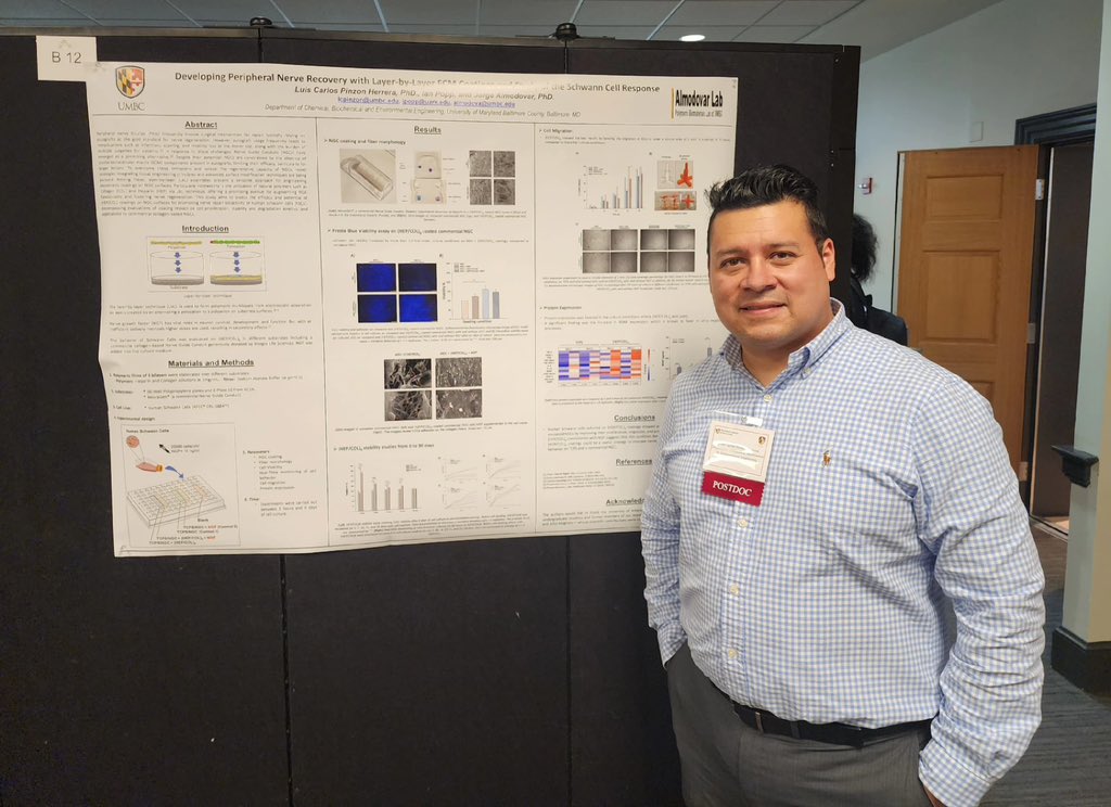 Jorge Almodóvar (@jorge_almodovar) on Twitter photo Proud of lab member <a href="/lpinzonh/">Luis Carlos Pinzón H</a> for successfully presenting at the <a href="/Univ_System_MD/">University System of Maryland</a> 2024 Postdoctoral Research Symposium! Proud of lab member <a href="/lpinzonh/">Luis Carlos Pinzón H</a> for successfully presenting at the <a href="/Univ_System_MD/">University System of Maryland</a> 2024 Postdoctoral Research Symposium!