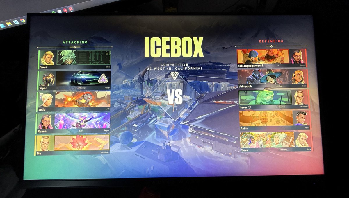 _SCUMII's tweet photo. Fix your game @VALORANT 10-2 and I can’t even load back in restarted my pc. Reinstalled the game and still says I’m in a match. https://t.co/Nrp1fYabn3
