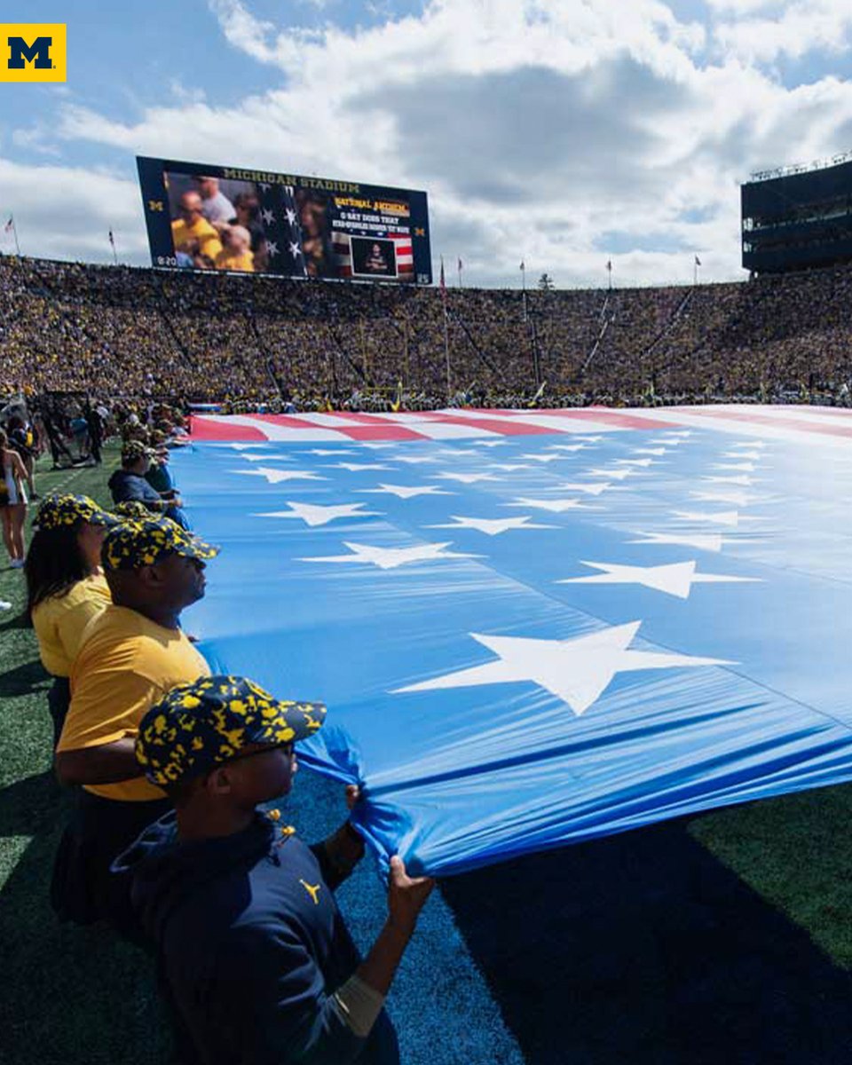 UMichAthletics's tweet photo. Tomorrow: Military Appreciation Game with @UMichFootball!
#MGotroops | #GoBlue https://t.co/BQaaftQhRH