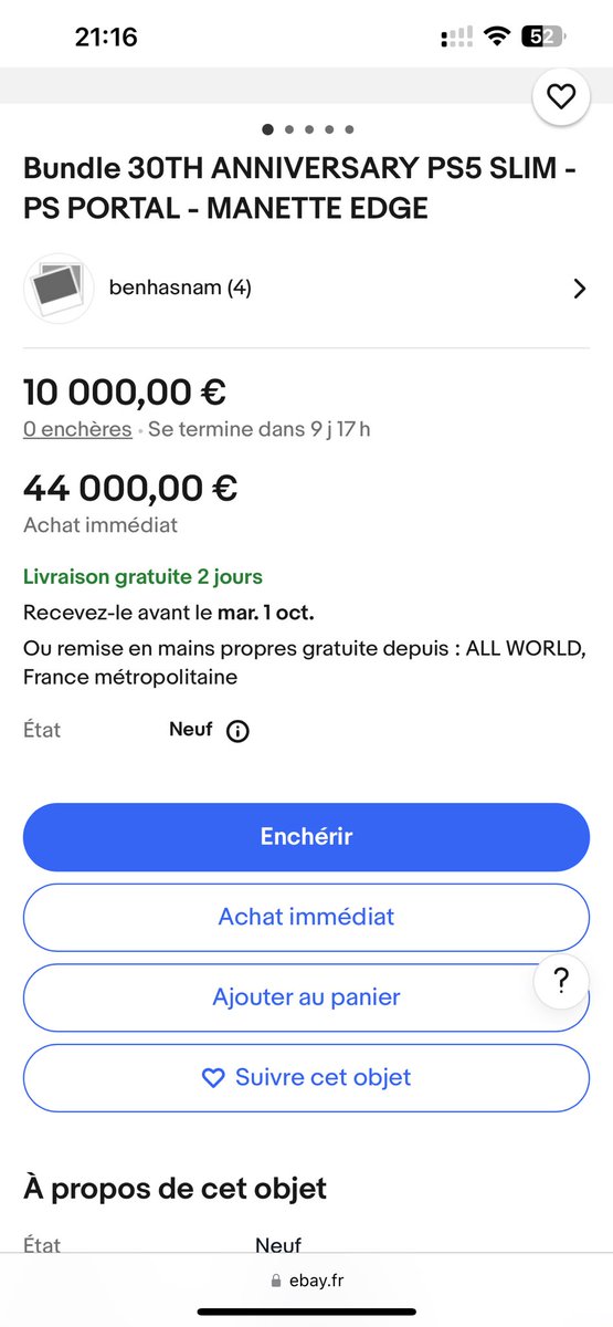 DupondMarcel3's tweet photo. Je crois que j’ai trouvé la pire raclure 44000€ la #ps5 
Quel monde pourri https://t.co/i4GxPAUic0