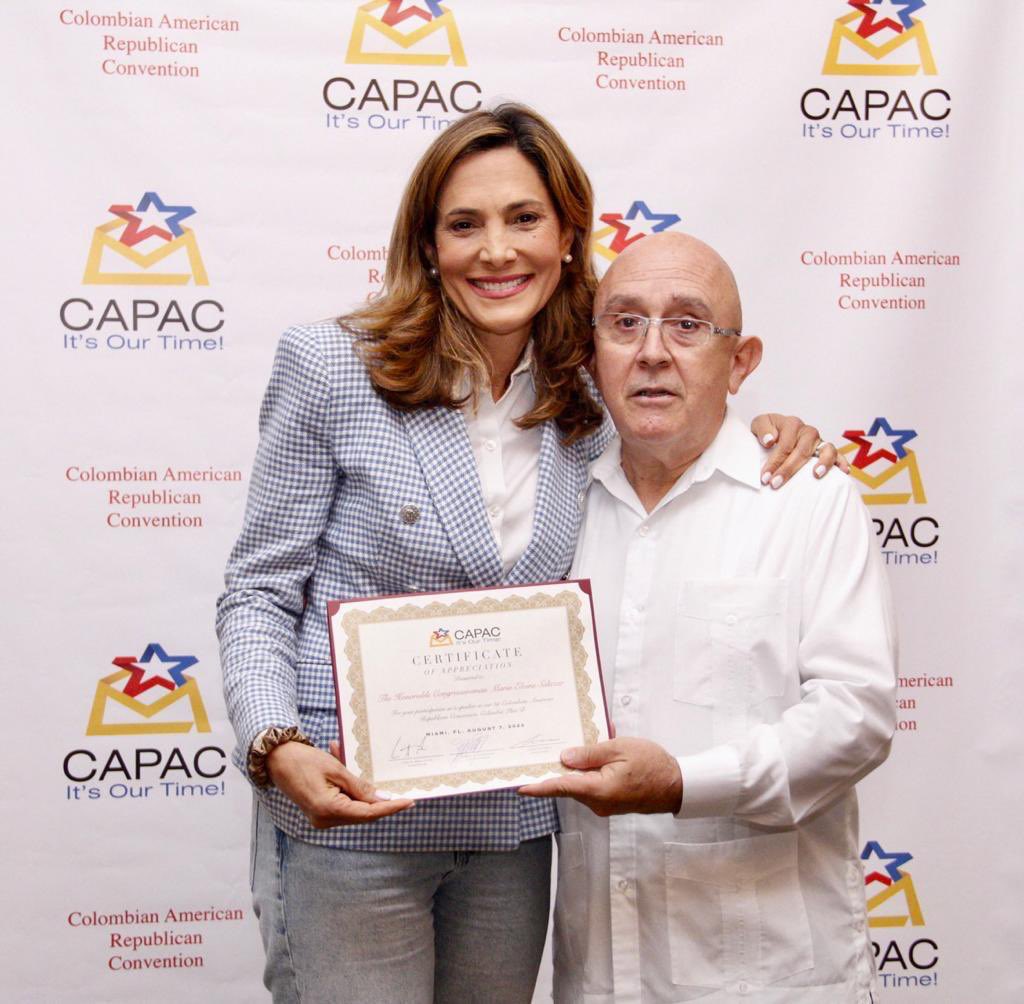 MaElviraSalazar's tweet photo. Thrilled to endorse @FabioASays for City Commissioner Seat 1 of Weston. Fabio has always worked hard to help his community in any way he can.
I know he will bring integrity and dedication to the role while fighting for fiscal responsibility, safety, and economic opportunity! https://t.co/KjEt8cj4ID