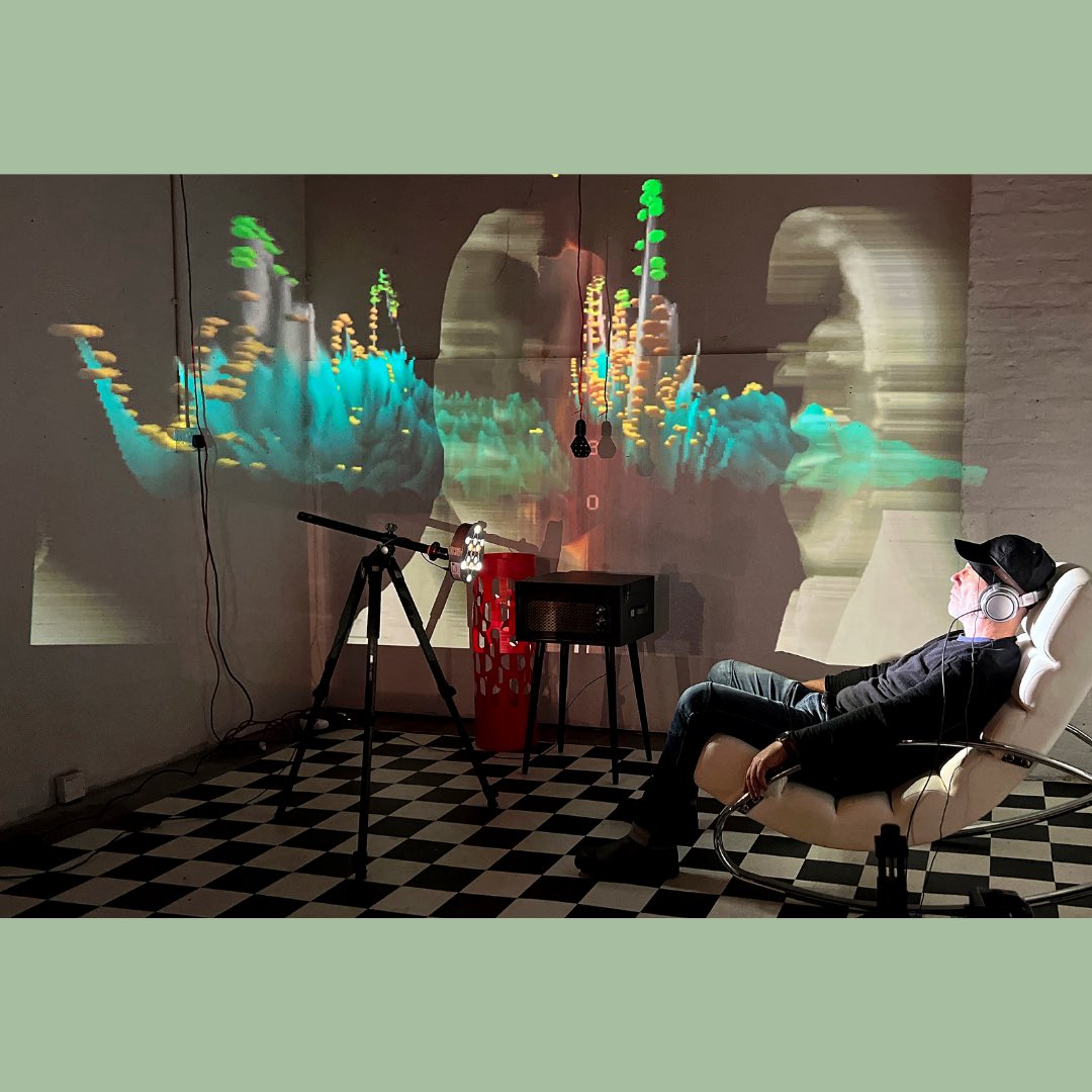 ArtNeuro's tweet image. Congratulations to Luciana Haill, awarded an honourable mention in the 2024 Art of Neuroscience competition for her work: “Inside no hammer needed”, a live EEG art installation. 

Check out our website aon.nin.nl for more info!