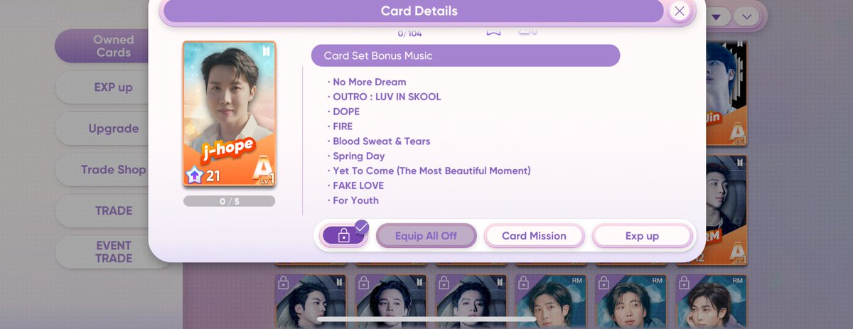 chloe_em_studio's tweet photo. @ryeokdi @RhythmHive_twt My original themes for my Hobi card! It had so many now only one song! WTH! https://t.co/DFyHBhHlKT