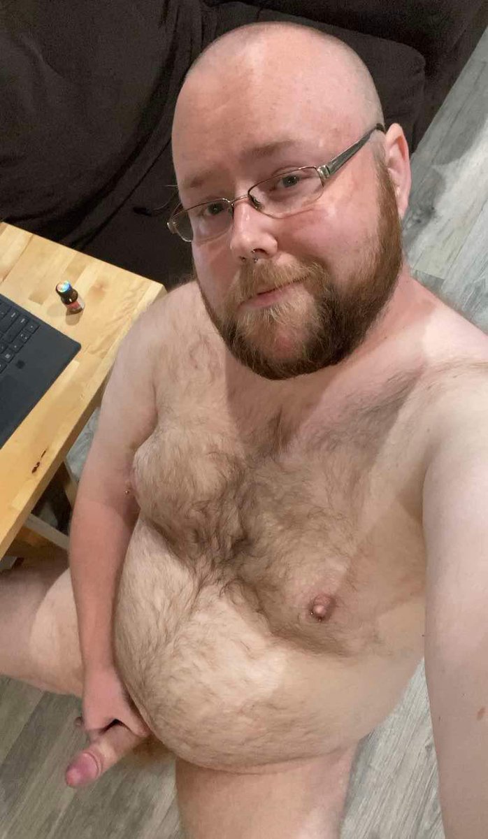 I'm fat, I have a cock, it's Friday. Fat Cock Friday! It's a work from home day and my roommate has left for the weekend which means I can be naked in the common area and stroke as much as I want. Gonna enjoy edging myself then blowing a load when my days done as a reward.