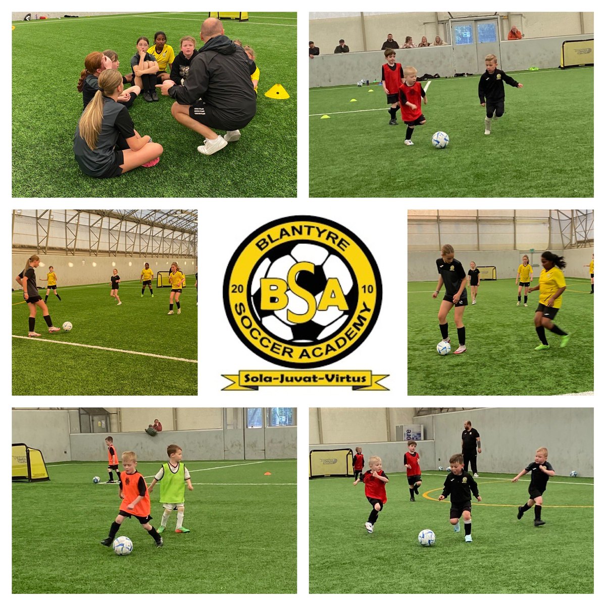 #UEFAgrassroots | A brilliant night of ⚽️ with <a href="/BlantyreSA/">BlantyreS.A.</a> young 2019s &amp; their ever growing Girls section 🙏🏻⚽️ The boys playing 2v2s &amp; 3v3s, learning &amp; starting to ❤️ the game 👍🏼 The growth, development &amp; opportunities within their Girls section has been outstanding 🙌🏼 ❤️