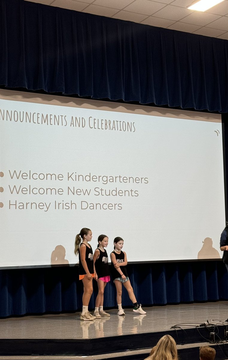 These three Irish Step Dancers from Elm competed with their team at Nationals this summer and came in 1st place for ALL of North America!!!!

We were so proud to give them their well deserved recognition at our school assembly! <a href="/PublicWalpole/">WalpolePublicSchools</a>