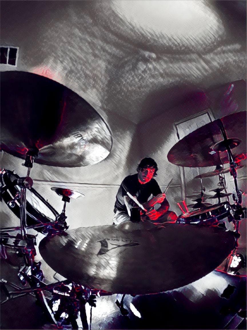 _Flawed_Logic's tweet image. Happy place. Serious face. RockNRoll