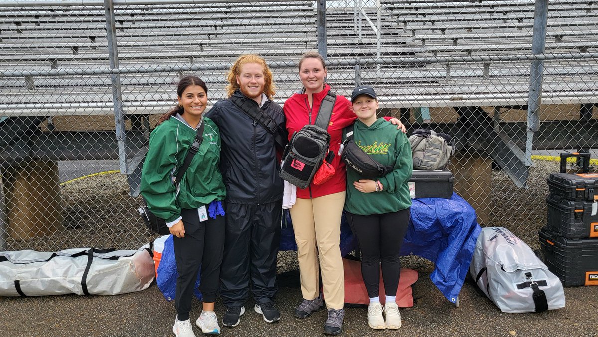 Proud of our <a href="/HSSOtterbein/">Otterbein Department of Health and Sport Sciences</a> <a href="/osuhrs/">OSU School of Health and Rehabilitation Sciences</a> interns braving the elements to provide exceptional care to the <a href="/sciotofootball/">Scioto Football</a> team!