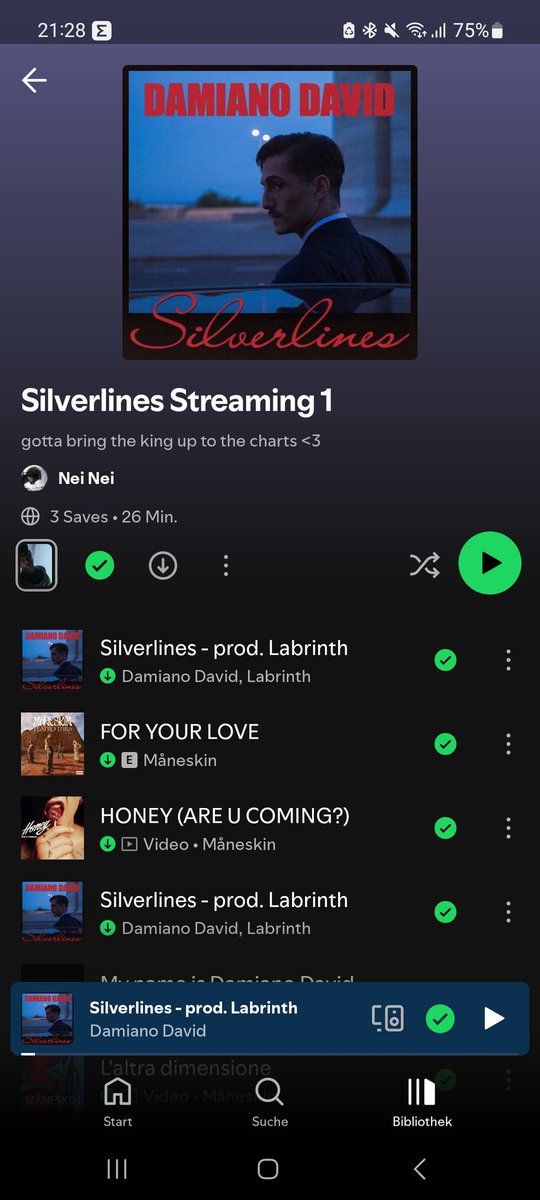 teatrodvic's tweet image. OK LET'S GO 🔥🔥
#StreamSilverlines
#Silverlines 
#DamianoDavid