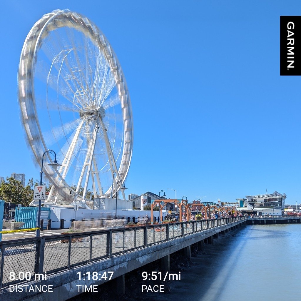 the_naotake's tweet photo. Another 8 miles at varying paces. Boredom and sweating are my limiting factors in this kind of weather. Fitness age = 22!? #run #running #runners #sfrunning #instarunners #runnersofinstagram #sanfrancisco #fishermanswharf #longexposure https://t.co/e3a3I58nfL