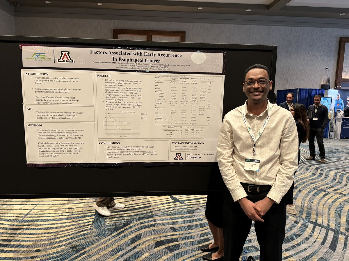 So proud of our hard working residents and post-doc!! #AFS2024 <a href="/ForegutSociety/">The American Foregut Society</a> #BetterTogether <a href="/UofAZSurgery/">University of Arizona Department of Surgery</a> <a href="/UofAZSurgeryRes/">UofAZ Surgery Residents</a> <a href="/TimRHarrisMD1/">Tim R Harris MD</a> <a href="/elkamel__/">Ahmed Elkamel</a>