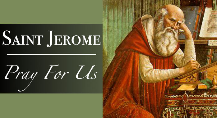 BishopEliasOSB's tweet photo. Today we honor the Doctor of the Church St. Jerome (d. 419), a convent to the faith, he became a monk and priest.  He spent more than 30 years writing and translating works of history and biographies, as well as the Bible into standard Latin of the day. https://t.co/BsCs1oKDQS