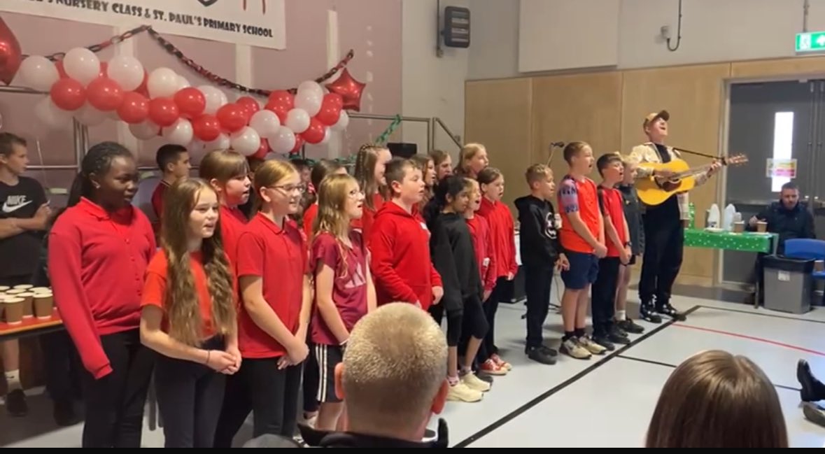 St Paul’s Primary & Nursery (@ps_pauls) on Twitter photo A truly fantastic morning for our P7 MacMillan Coffee morning today. Thank you to our amazing choir and to <a href="/NathanEvanss/">Nathan Evans</a> for an outstanding performance! <a href="/macmillancancer/">Macmillan Cancer Support</a> <a href="/NathanEvanss/">Nathan Evans</a> <a href="/LoveWestLothian/">West Lothian Council</a> A truly fantastic morning for our P7 MacMillan Coffee morning today. Thank you to our amazing choir and to <a href="/NathanEvanss/">Nathan Evans</a> for an outstanding performance! <a href="/macmillancancer/">Macmillan Cancer Support</a> <a href="/NathanEvanss/">Nathan Evans</a> <a href="/LoveWestLothian/">West Lothian Council</a>