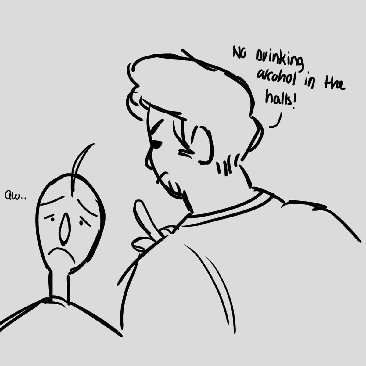 plasticspoonzz's tweet image. no drinking in the halls… #BaldisBasicsplus #BaldisBasics