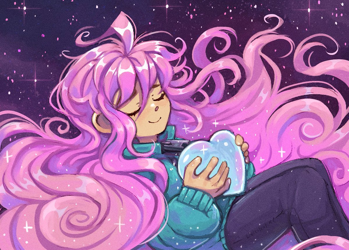 Kind of a redraw of the Chapter 8 Ending Screen 🩵
#celeste #celestegame