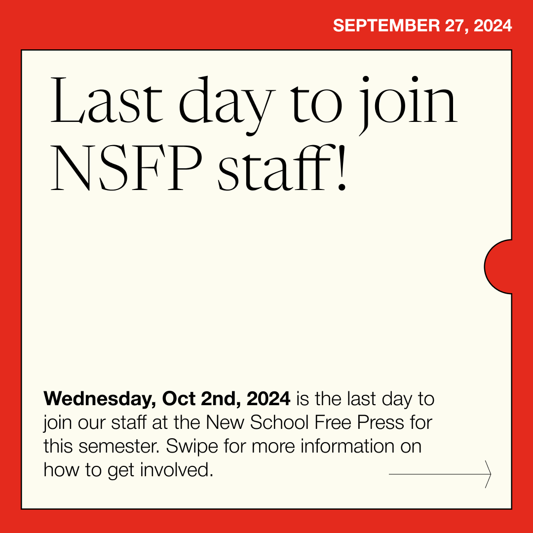 The New School Free Press tweet media