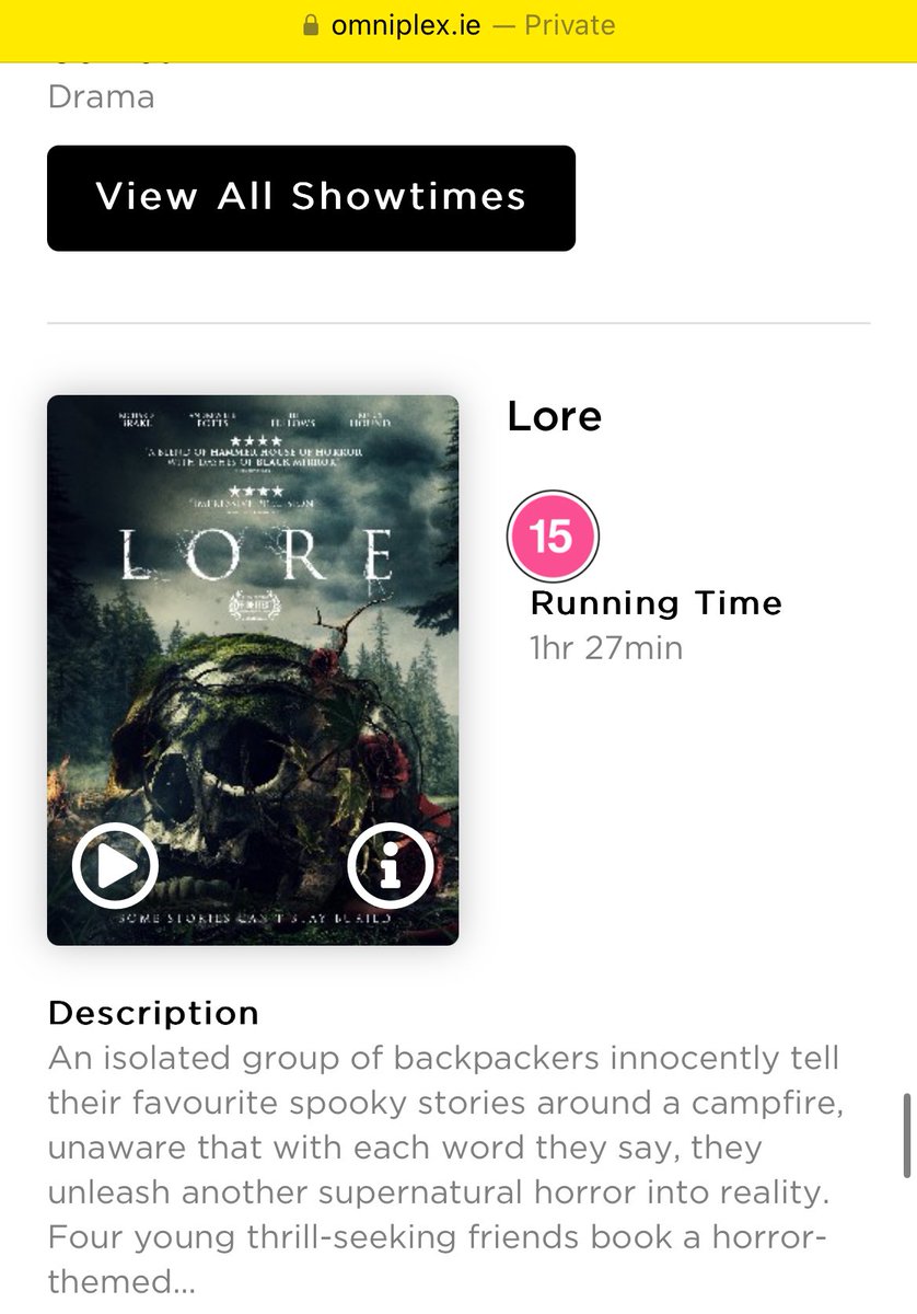 It’s very exciting! Our first feature film Lore is screening at <a href="/omniplexcinema/">Omniplex Cinemas</a> <a href="/tynesidecinema/">Tyneside Cinema</a> and The Regent in Redcar.