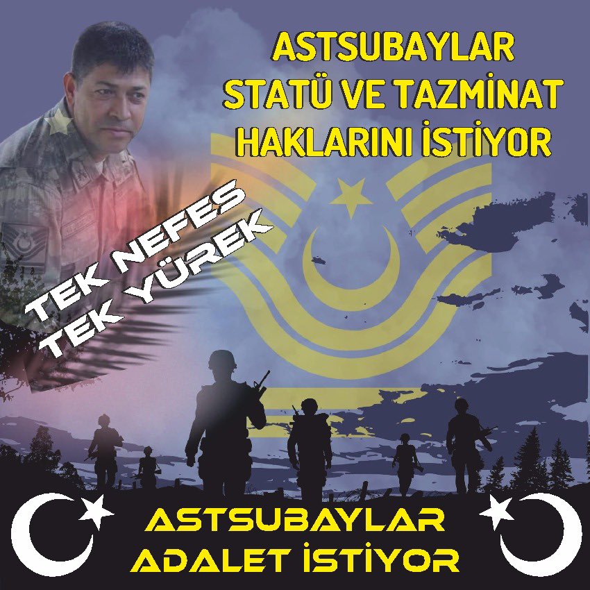 Astsubayı Şube müdürü olarak Albay, yarbay kadrosunda çalıştırıyorsanız hakkını verin. Doktor yokken hemşireyi doktor yerine vekâletten atayabiliyormusunuz veya Savcı yokken yerine zabıt katibi atayabiliyormusunuz… El insaf artık 
 #AstsubayaAdaletYürüyüşü