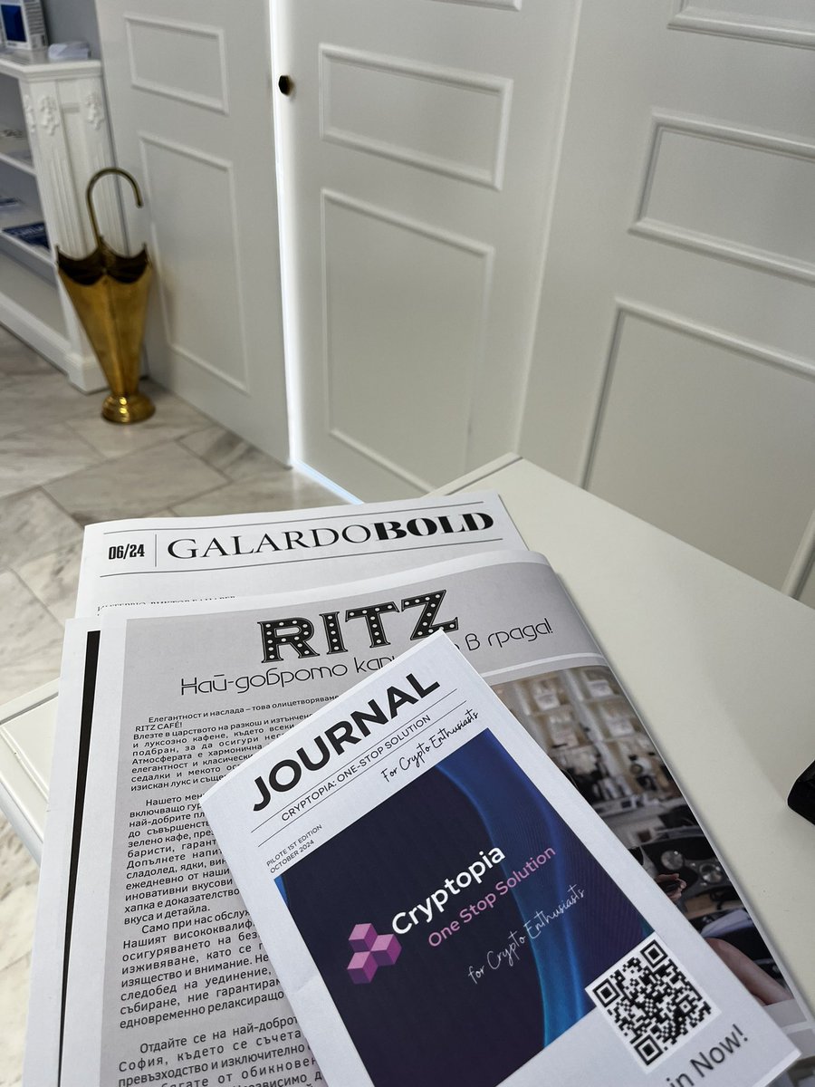 Cryptopia_Club's tweet image. #OnAir from #Dubai: 
Galardo Real Estate partners will speak about  #smart #investments in the Real Estate. 
Save the date: 05.10.24, Hotel Marinela, Hall Vitosha, Sofia
Tikets here: lu.ma/6ey8yqdx