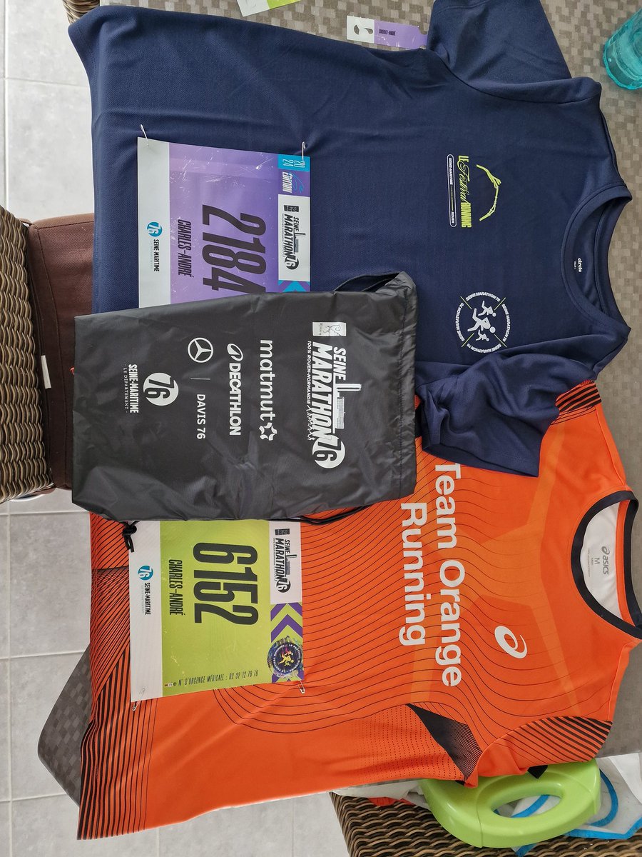 <a href="/Seinemarathon76/">Seine-Marathon 76</a> Prêt pour samedi ET dimanche 😜