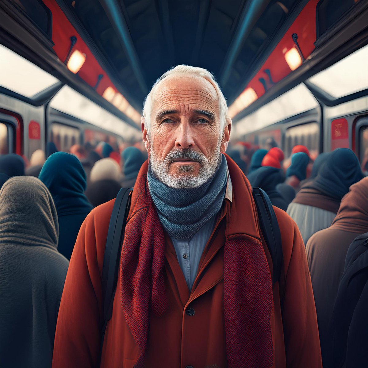 Achtung bald Realität, überfüllte SBB Züge voller Immigranten, ohne Platz für uns älteren Eidgenossen. Wie lange soll das Spiel noch weiter gehen, liebe Gutmenschen? #keine10millionenschweiz #massvoll