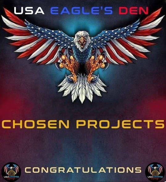 USACryptoGroup's tweet photo. https://t.co/0ewfUnSu5K

USA EAGLE'S DEN IS TOMORROW! 

TIME: @ 11:00AM PST on X

We have a few projects already applied and will be pitching tomorrow; but if you know of any  that you want to see on the Eagle's Den, let them know or drop in comment section!

There will be prizes
-repost!