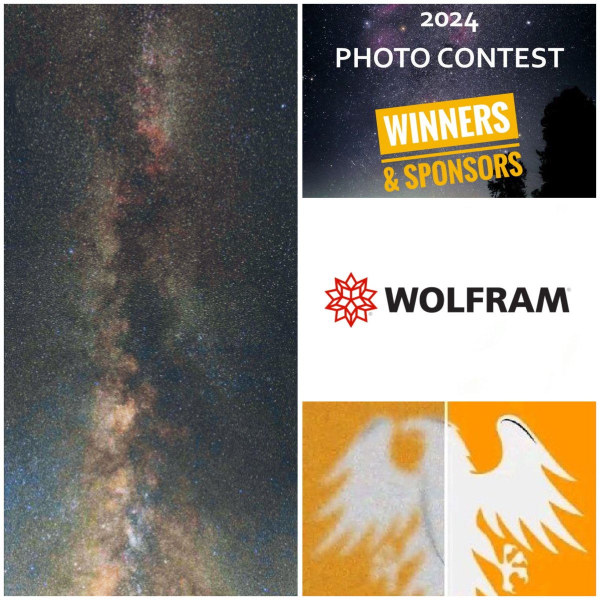 smartphone_astr's tweet image. Telegram Group Smartphone Astrophotography #photocontest 2024 Winners &amp;amp; Sponsors - 1st #milkyway by Mojtaba, wins @Wolfram_Alpha Notebook Edition + #EagleImageStacker. Congratulations Mojtaba and many thanks to our Sponsors / #Astrophotography  #nightskyphotography #photography