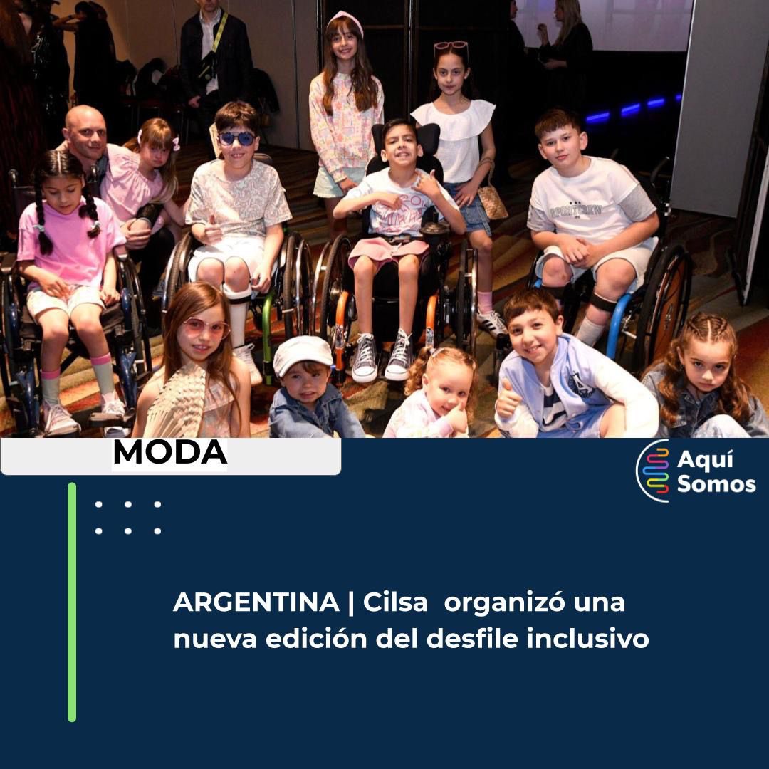 Cilsa organizó una nueva edición de desfile inclusivo 

aquisomos.ar

<a href="/CILSAong/">CILSA ONG</a> 
#cilsa 
#inclusion 
#discapacidad 
#moda
#desfile