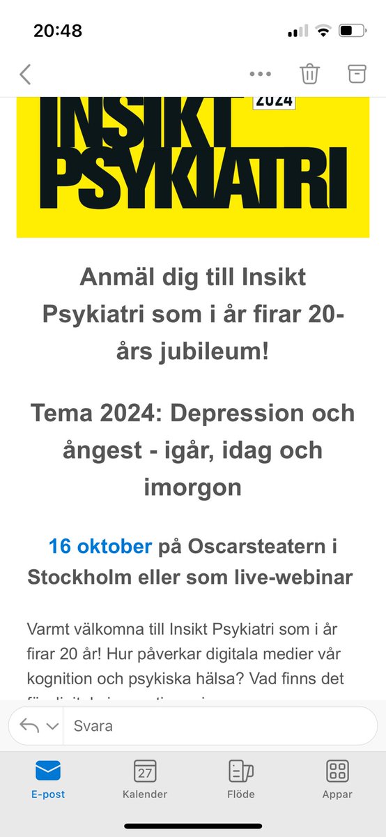 Nämen vad sugen jag blir på tema 2024. ”Depression och ångest - igår, idag och imorgon”