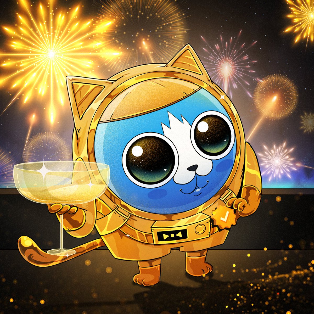 FelySolana's tweet photo. fely's twitter is officially golden 🪙
among the champagne and stars 🥂
drop ur sol addys we gonna have a surprise soon.. https://t.co/tJb31DTgsj