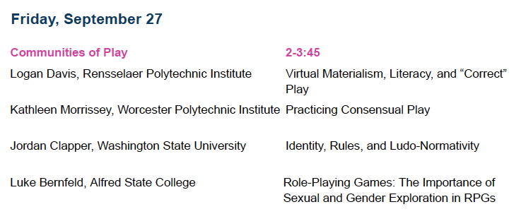 edmondchang's tweet image. #AltF4Conference, third today,  "Communities of Play," .@LawrenceTechU