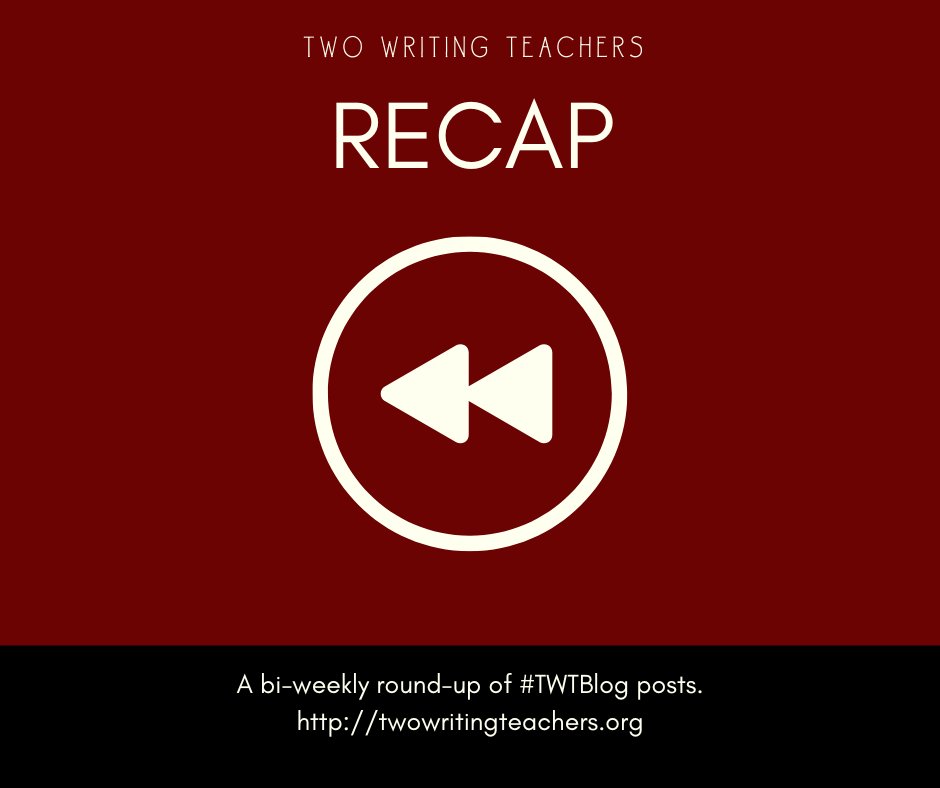 sshubitz's tweet image. ICYMI: Here&apos;s a roundup of our blog posts and podcast episodes that went live in the past two weeks.
twowritingteachers.org/2024/09/27/mid…
#TWTBlog #TWTPod