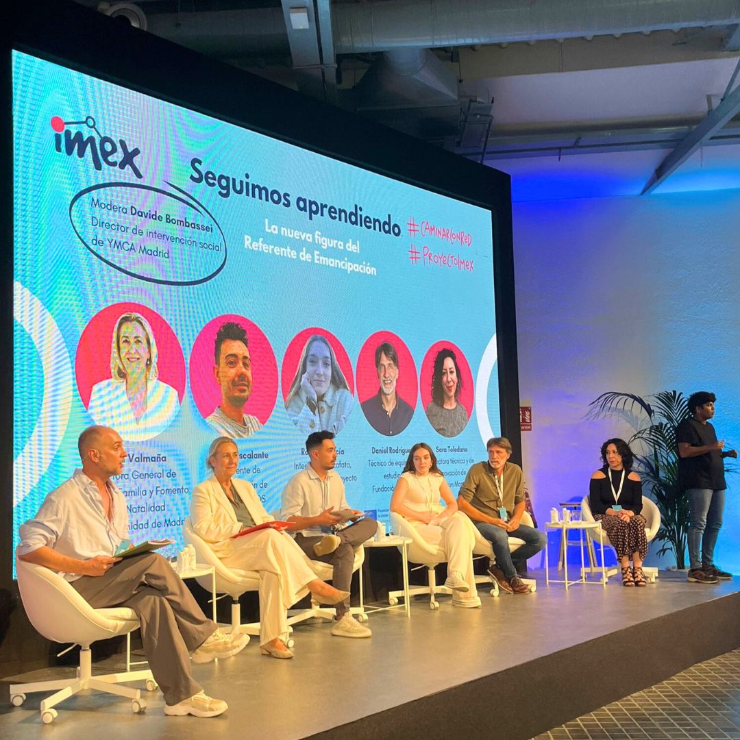 funddonbosco's tweet image. Ayer la @funddonbosco junto a @fundacionFISAT, participamos en las jornadas de presentación del #ProyectoIMEX bajo el lema #CaminarConRed. Gracias a @fepa_18 por empujar hacia un cambio de modelo que lucha contra la institucionalización y la despersonalización.