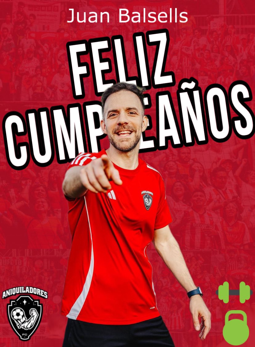 Feliz cumpleaños Juan <a href="/jjbalsells/">Juan Balsells</a> ❤️🤍

El preparador físico de Aniquiladores y Aniquiladoras está de festejo. Muchas felicidades 💪🏻