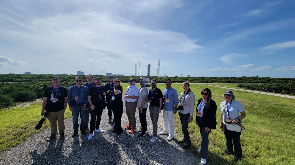 📍 Space Launch Complex 40, where #Crew9 will launch to the <a href="/Space_Station/">International Space Station</a>—making history as the first-ever human spaceflight mission to lift off from this pad!