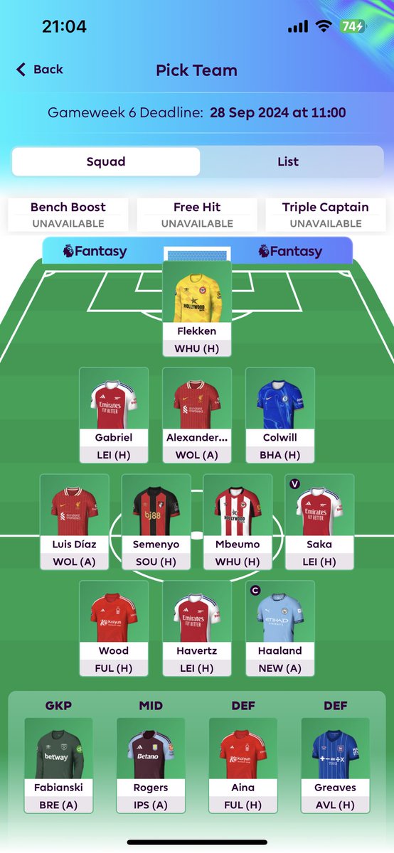 FPLTok's tweet image. Current thinking 👇

#WC6