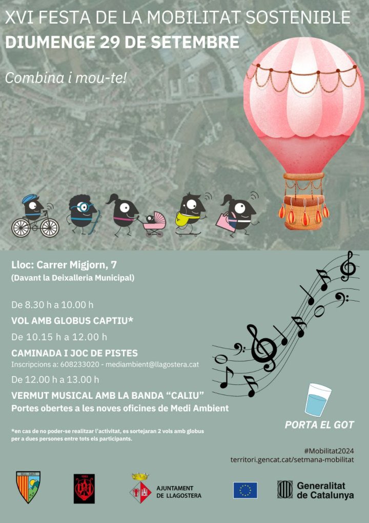 llagosteraldia's tweet photo. 📣 Ens espera un #capdesetmama carregat d’activitats a #Llagostera 🙌
👀Consulteu la programació aquí👉 https://t.co/xyh2iSSKFX
#agendallagostera https://t.co/ry3B444qtQ