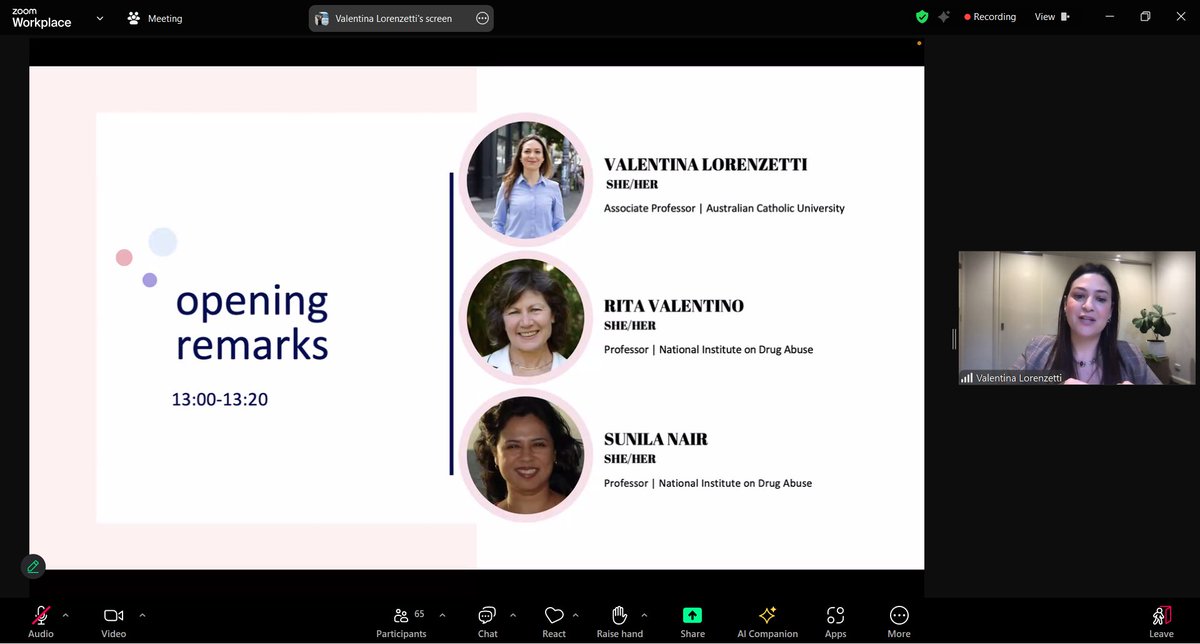 Our online Sex Differences in Addiction: An International Consensus Workshop has officially begun!! See the post below to join now ⬇️🥳