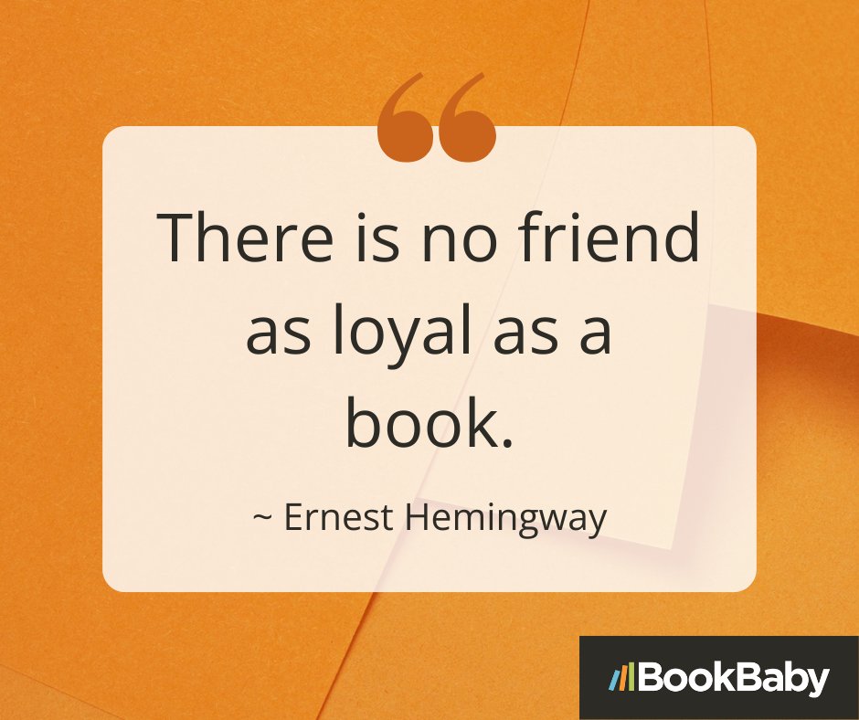 This fall, let your favorite book be your constant companion through the crisp autumn days. 📚🍂

What's your go-to read for cozying up this season?

#SelfPublishing #WritingCommunity #AutumnVibes #ErnestHemingway #BookBaby