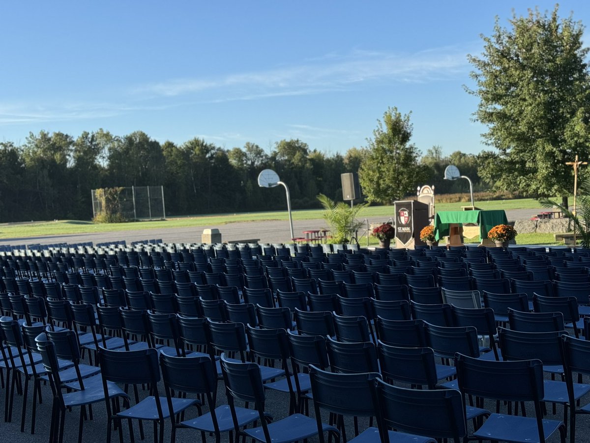 Beautiful morning for an Opening Liturgy! One of the best traditions <a href="/StMarkOCSB/">St. Mark High School</a>