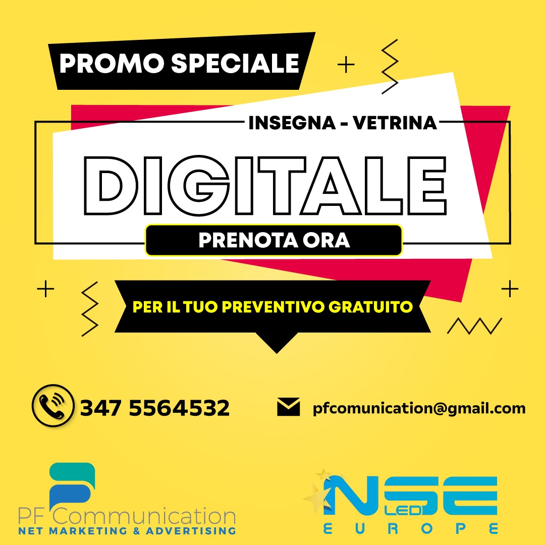 pfcomunication's tweet photo. 🆕"𝑺𝑼𝑷𝑬𝑹 𝑷𝒓𝒐𝒎𝒐𝒛𝒊𝒐𝒏𝒆 𝑳𝑬𝑫 𝑪𝑨𝑳𝑨𝑩𝑹𝑰𝑨"🆕 👇
👉COMPILA IL FORM 👇https://t.co/5V1cgoXimx

___________________
☎️ - +𝟑𝟗 𝟯𝟰𝟳-𝟱𝟱𝟲𝟰𝟱𝟯𝟮
📧 - pfcomunication@gmail.com
🌐 - https://t.co/L8XJUxvl48 https://t.co/OBb6b52XpX