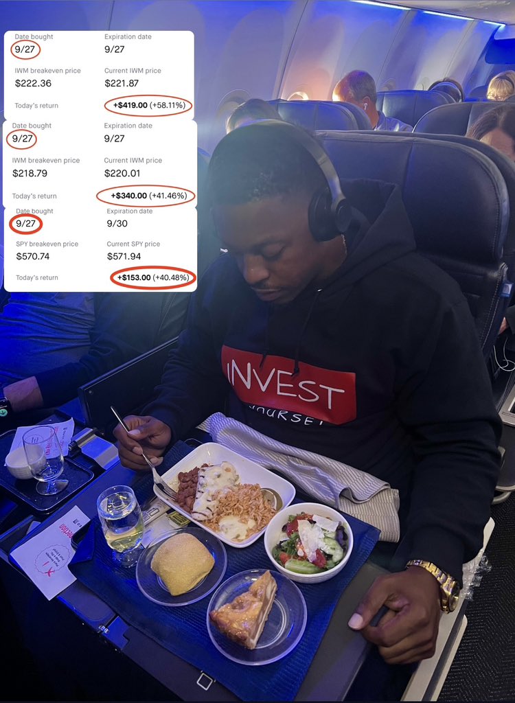Made $912 today while on a plane. All I need is my phone and some wifi and we gon make some 💰.  “Buy back your time”.  

Dm me if interested in learning. Last class of the year coming up.
