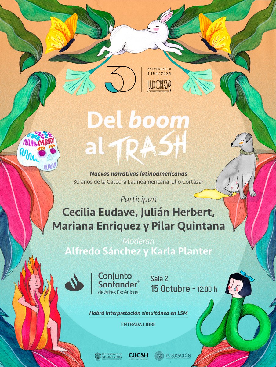 CatedraJC's tweet photo. ¡Ya es mañana!
Los esperamos para celebrar nuestro 30 aniversario. 🎉

ENTRADA LIBRE

#DelBoomAlTrash
#30añosCLJC https://t.co/2C0H5tj27k