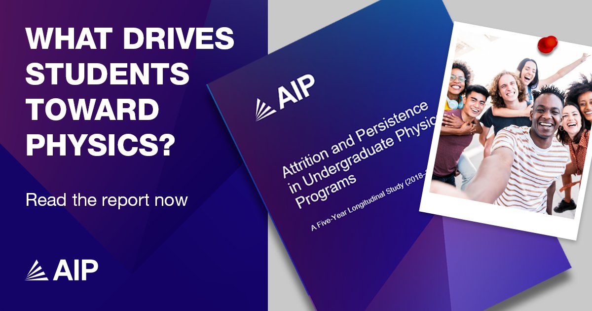 American Institute of Physics (@aip_hq) on Twitter photo 🎓 How can we encourage more students to persist in physics? <a href="/AIP_Stats/">AIP Statistics</a> findings suggest the need for a more welcoming and supportive department environment. Read the report for actionable insights! ww2.aip.org/aip/aip-comple… #PhysicsEducation #PhysicsTeacher #StudentSuccess 🎓 How can we encourage more students to persist in physics? <a href="/AIP_Stats/">AIP Statistics</a> findings suggest the need for a more welcoming and supportive department environment. Read the report for actionable insights! ww2.aip.org/aip/aip-comple… #PhysicsEducation #PhysicsTeacher #StudentSuccess