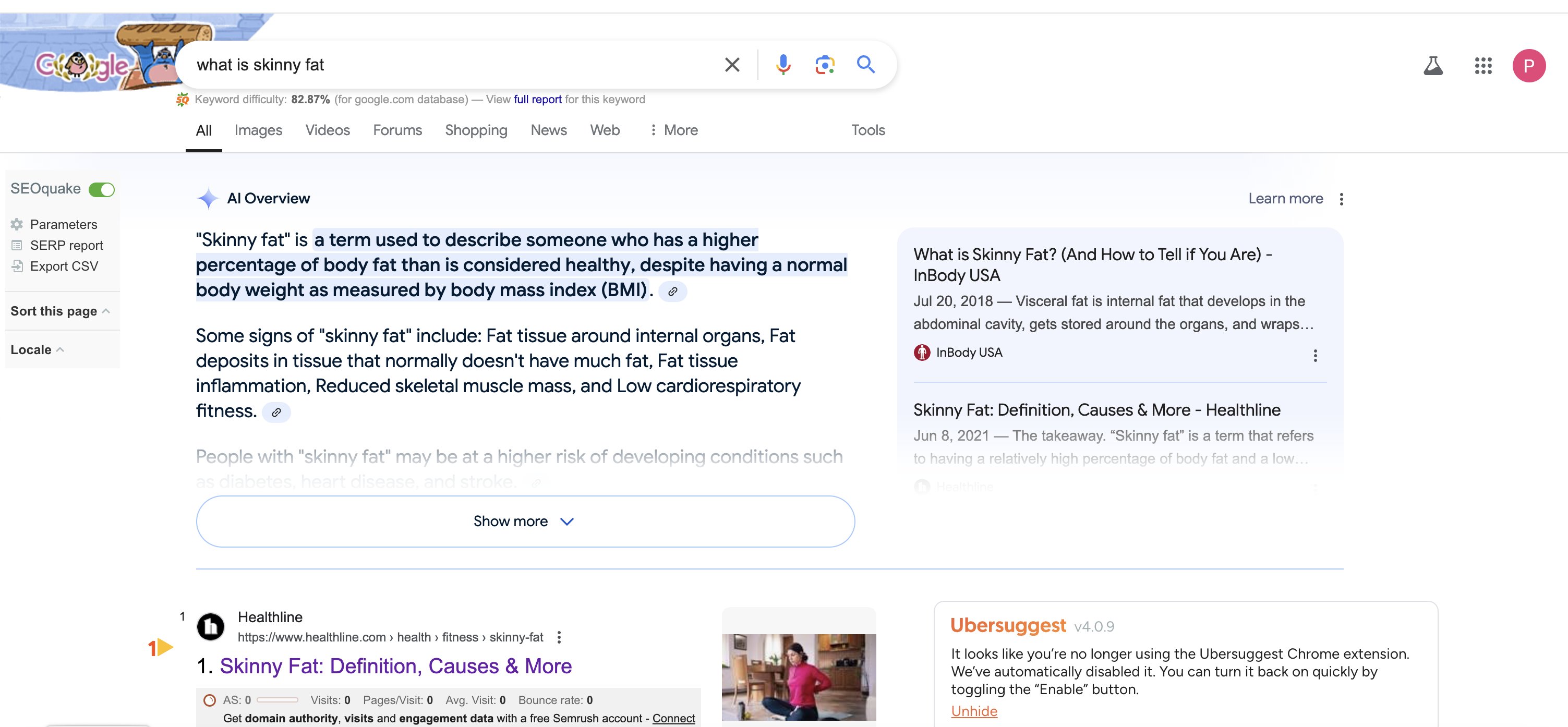 The Top 8 Skinny Fat Myths, Debunked By Science - Google search for "what is skinny fat"