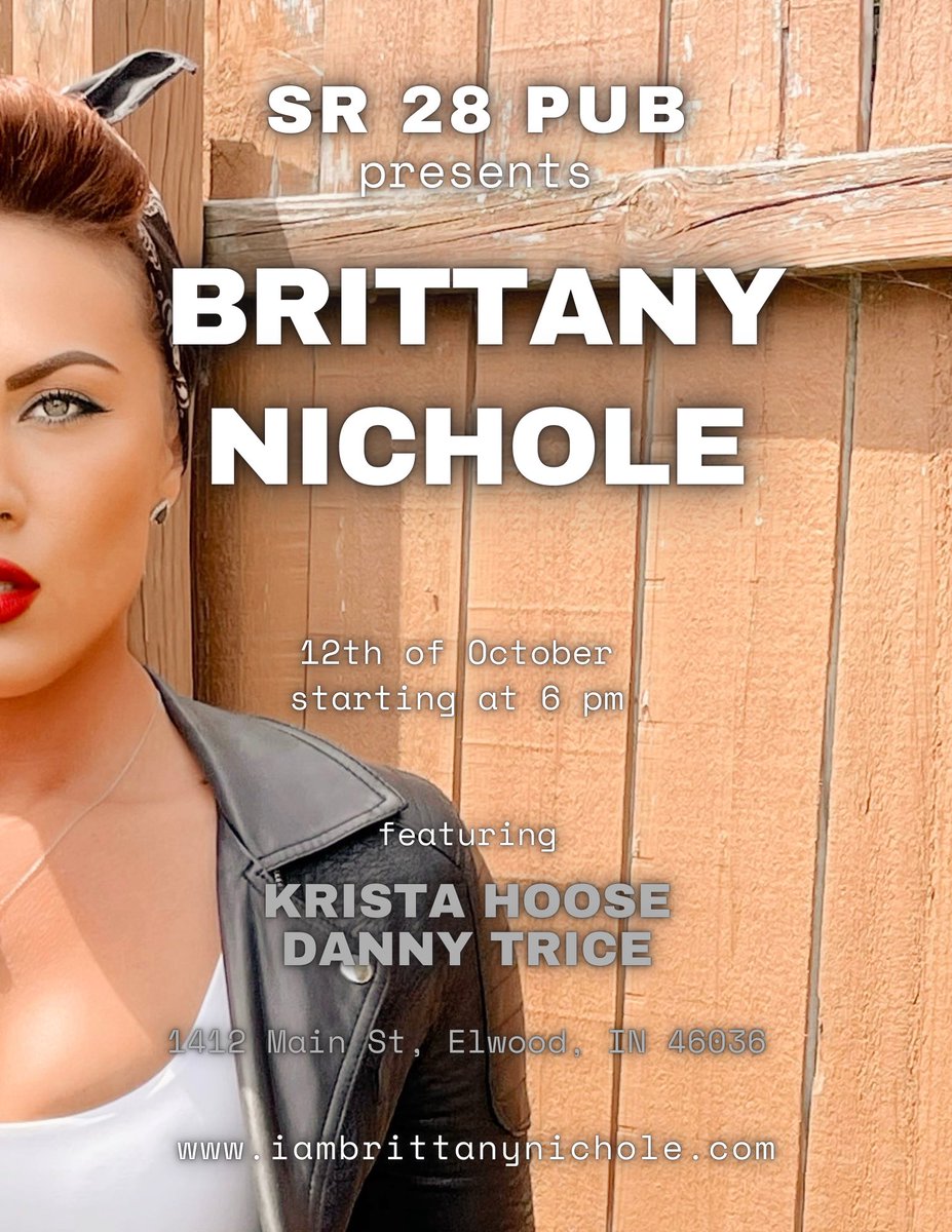 Since I was born in Elwood, I am super excited for this one!!! Hope to see ya'll out there. Let's ROCK!!! #Indiana #livemusic #rocknroll #fyp