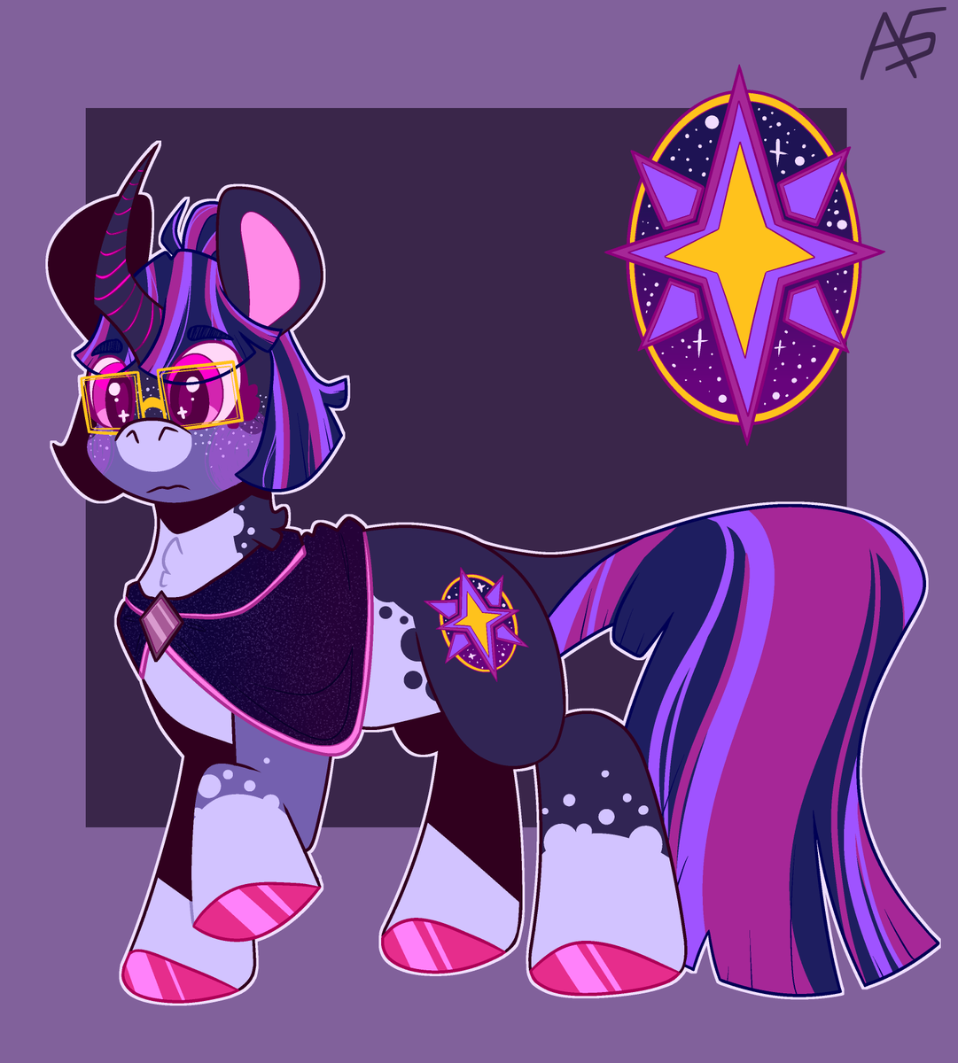 ang5thell's tweet photo. Forgor to post this lil redesign I did of my forever faithful girlypop, Twi
(Will do her alicorn form l8er) #mlpfim #mlpfanart #mlpredesigns https://t.co/PLTVCDzPch