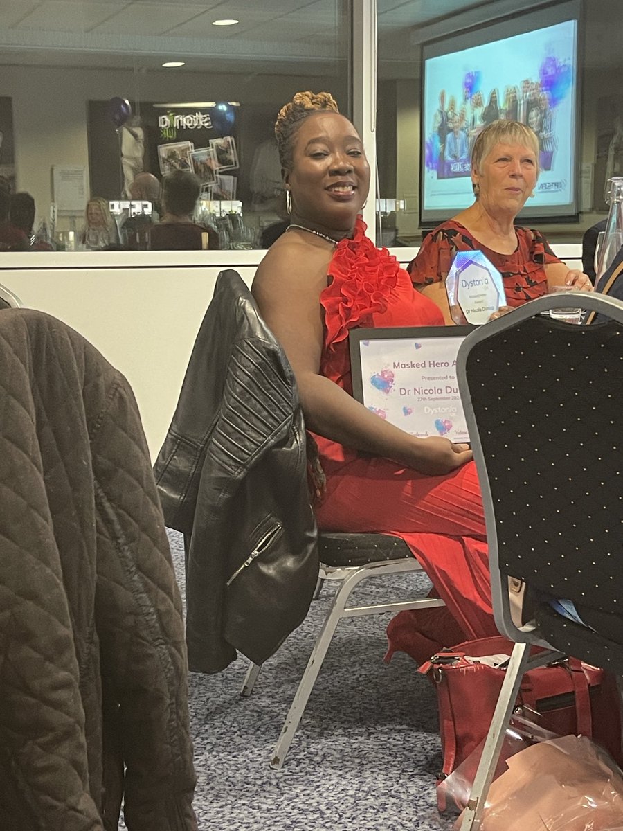 It’s a honour to be the Dystonia UK unmasked hero ⁦<a href="/CrosbyNwaobi/">Prof. Roxanne Crosby-Nwaobi RN PhD FRCN</a>⁩⁦⁦<a href="/Moorfields/">Moorfields Eye Hospital NHS Foundation Trust</a>⁩ ⁦<a href="/is/">art</a>⁩ @gtendai ⁦<a href="/JoBaduna/">Jo Baduna</a>⁩ ⁦<a href="/BurdettTrust/">Burdett Trust 💙</a>⁩ ⁦<a href="/iwonaczyczel2/">iwona  czyczel</a>⁩ ⁦@CalvinMoorley⁩
